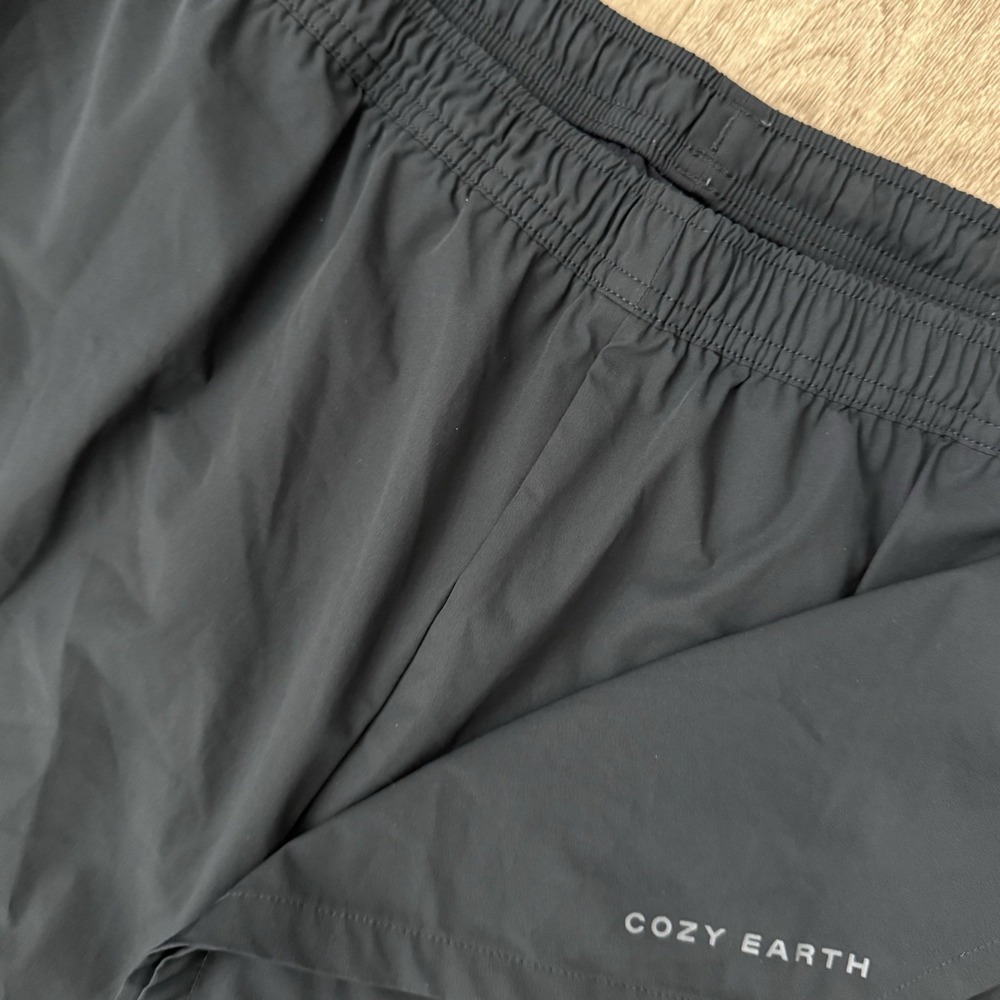 Cozy Earth Day & Night Shorts 5" Men's 2XL Black Lined Performance